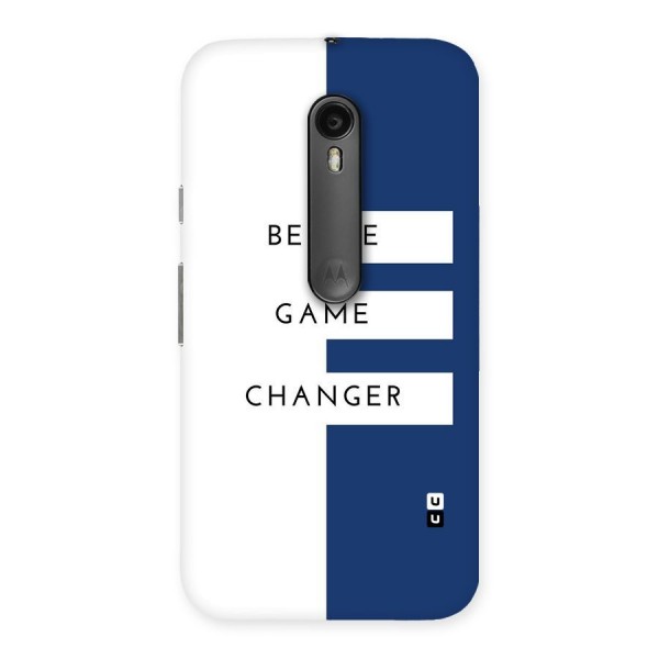 The Game Changer Back Case for Moto G3