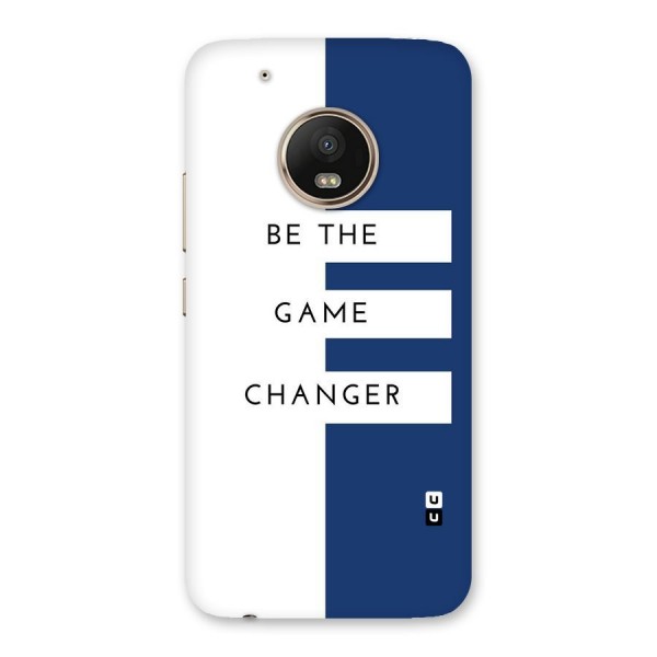 The Game Changer Back Case for Moto G5 Plus