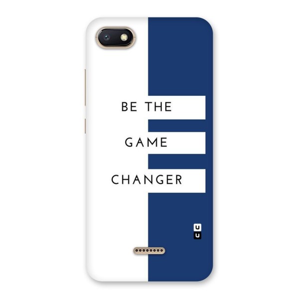 The Game Changer Back Case for Redmi 6A