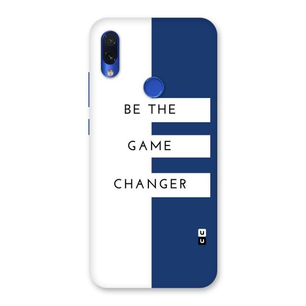 The Game Changer Back Case for Redmi Note 7