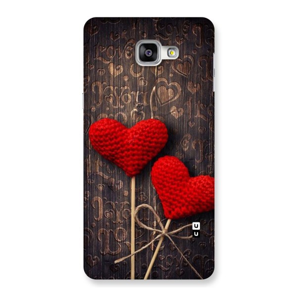 Thread Art Wooden Print Back Case for Galaxy A9