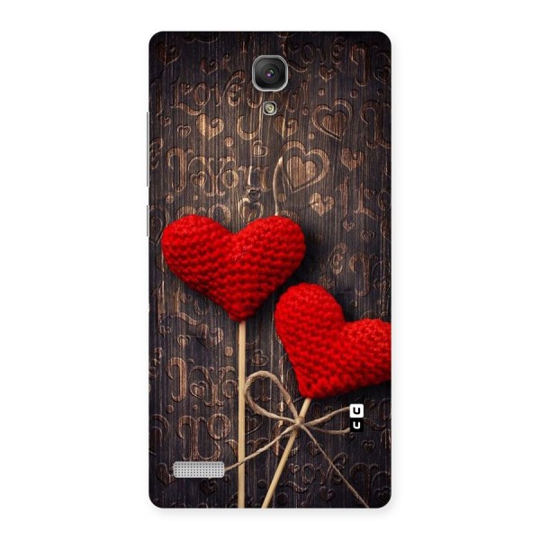 Thread Art Wooden Print Back Case for Redmi Note