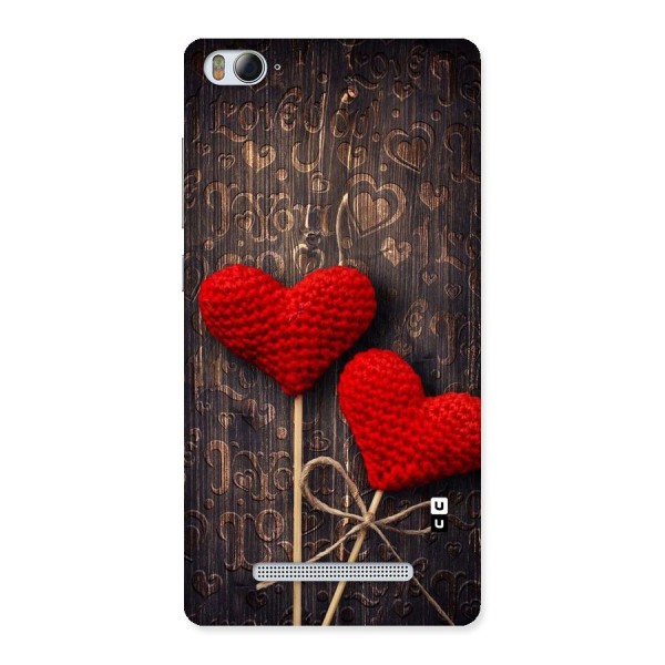 Thread Art Wooden Print Back Case for Xiaomi Mi4i