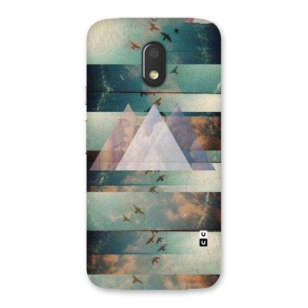 Three Triangles Back Case for Moto E3 Power