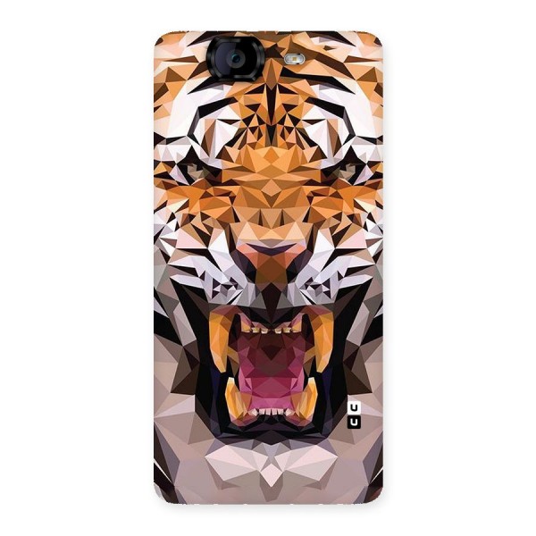 Tiger Abstract Art Back Case for Canvas Knight A350