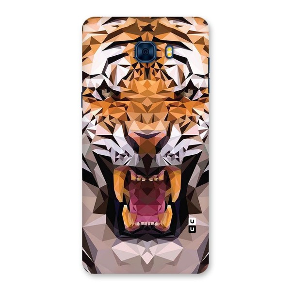 Tiger Abstract Art Back Case for Galaxy C7 Pro