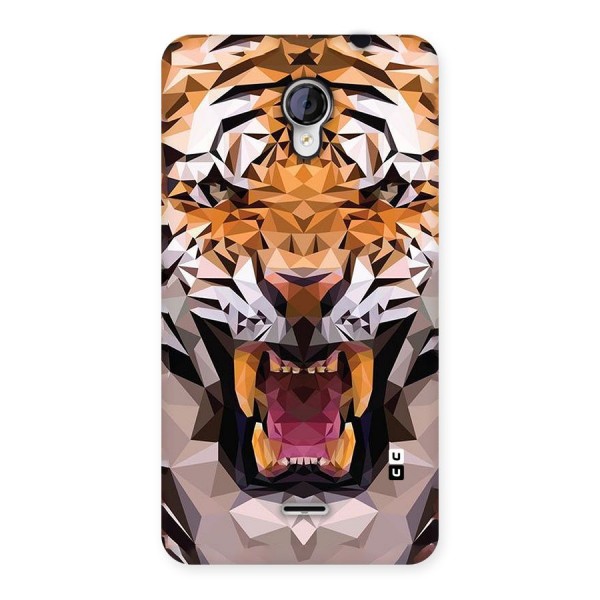 Tiger Abstract Art Back Case for Micromax Unite 2 A106