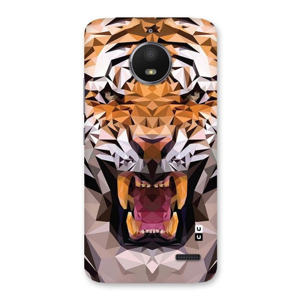 Tiger Abstract Art Back Case for Moto E4