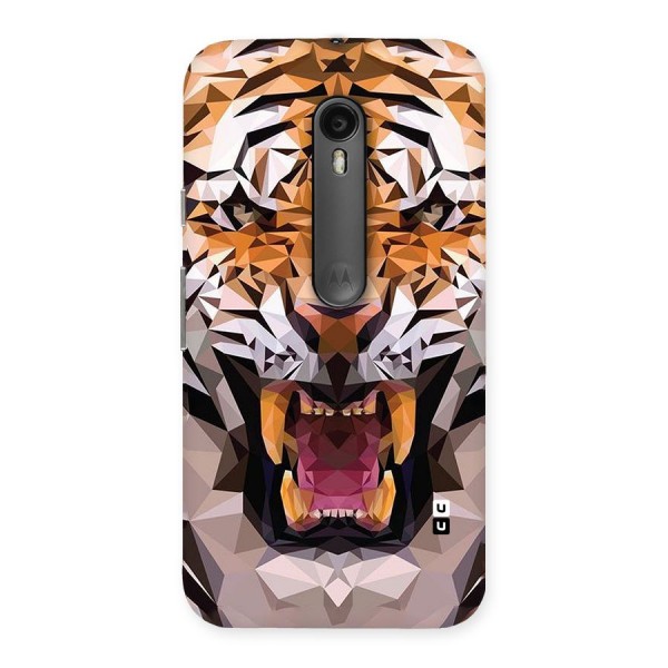 Tiger Abstract Art Back Case for Moto G3