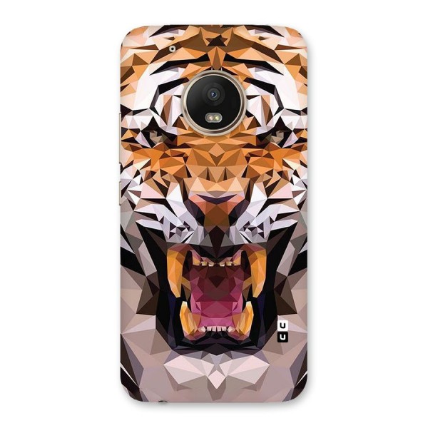 Tiger Abstract Art Back Case for Moto G5 Plus