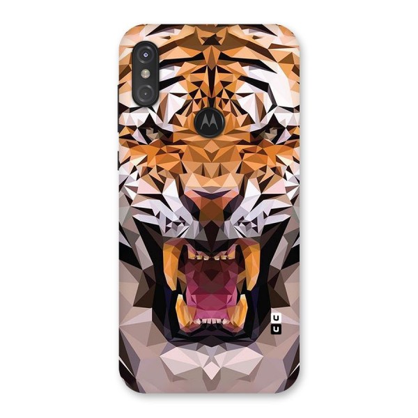 Tiger Abstract Art Back Case for Motorola One Power