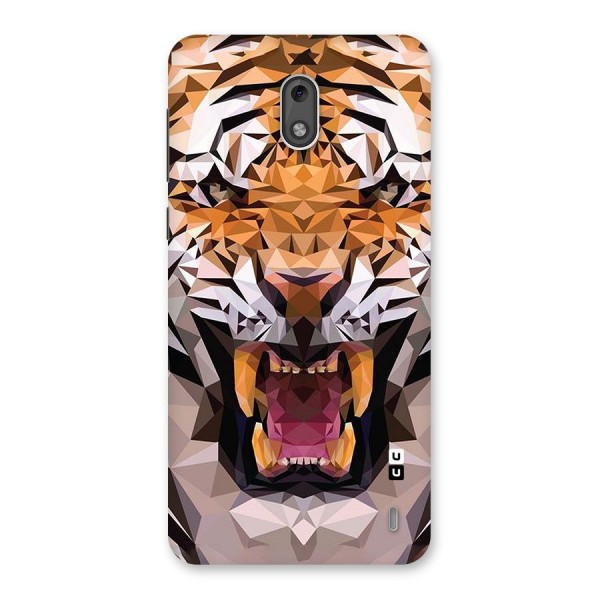 Tiger Abstract Art Back Case for Nokia 2