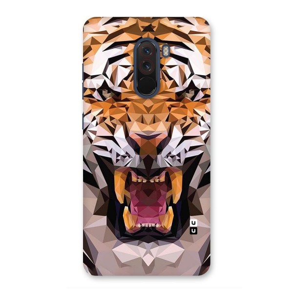 Tiger Abstract Art Back Case for Poco F1