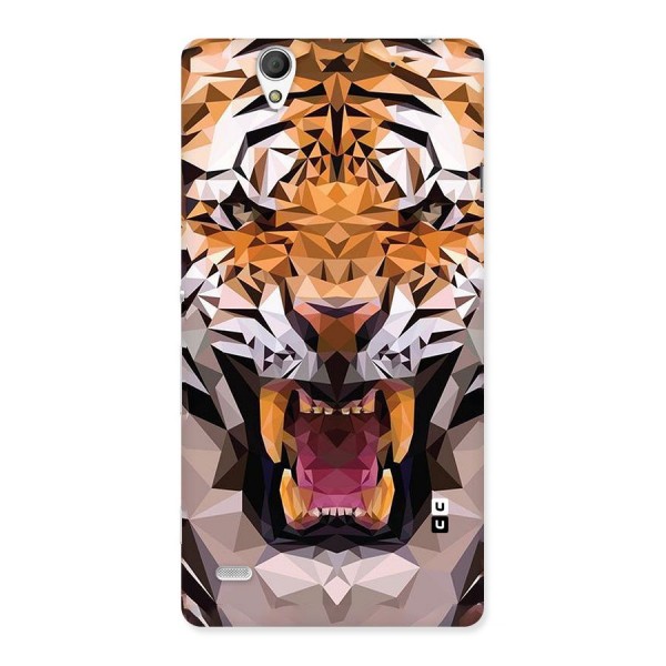 Tiger Abstract Art Back Case for Sony Xperia C4