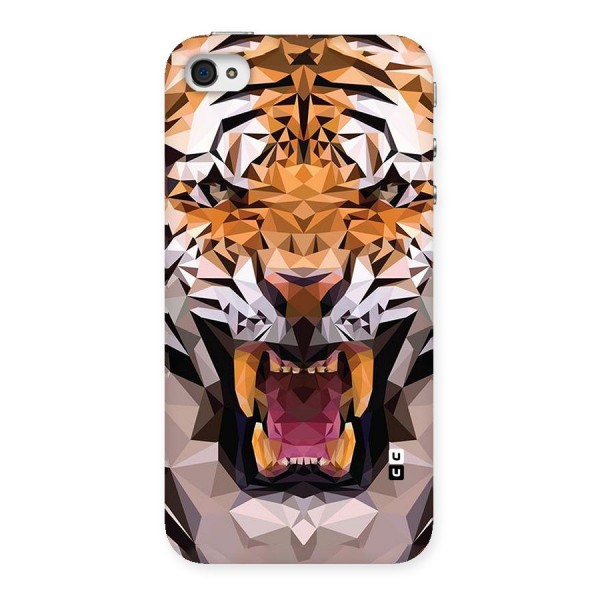 Tiger Abstract Art Back Case for iPhone 4 4s