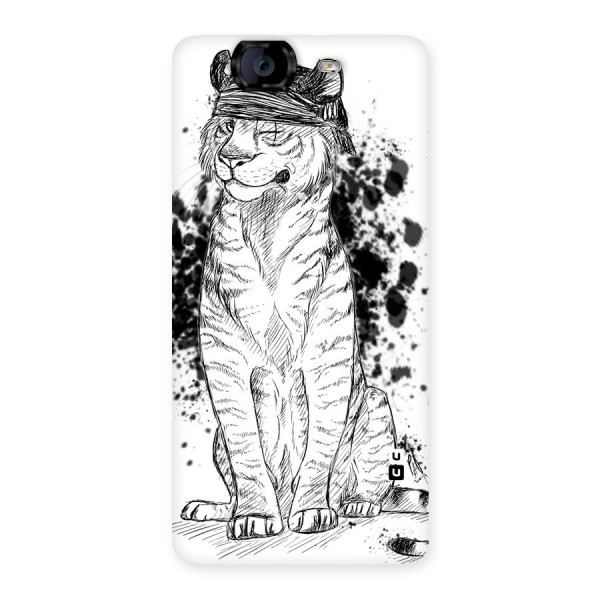 Tiger Wink Back Case for Canvas Knight A350