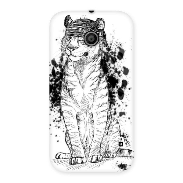 Tiger Wink Back Case for Moto E