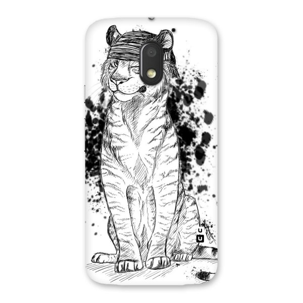 Tiger Wink Back Case for Moto E3 Power