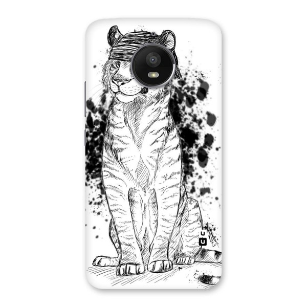 Tiger Wink Back Case for Moto E4 Plus