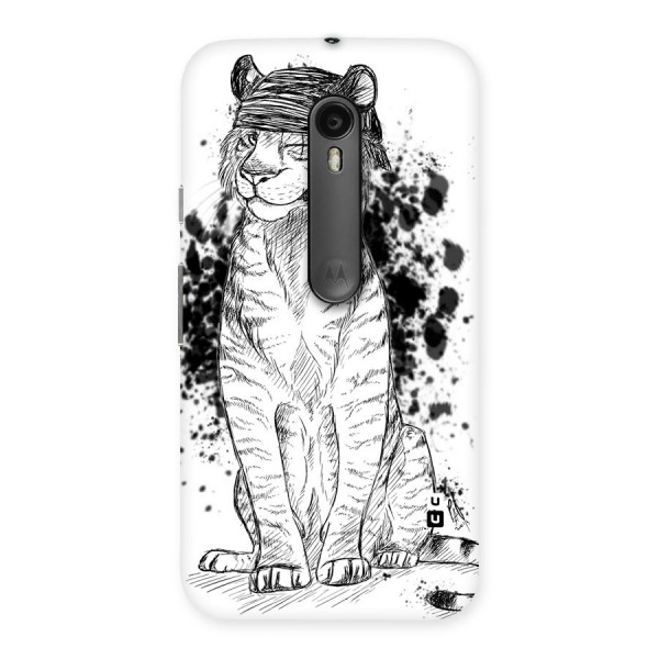 Tiger Wink Back Case for Moto G3