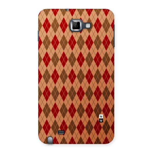 Tiny Checks Diamond Back Case for Galaxy Note