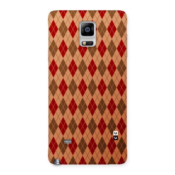 Tiny Checks Diamond Back Case for Galaxy Note 4