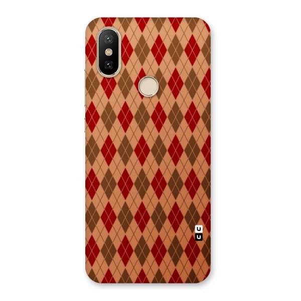 Tiny Checks Diamond Back Case for Mi A2