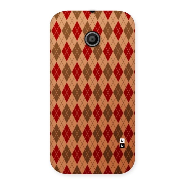 Tiny Checks Diamond Back Case for Moto E