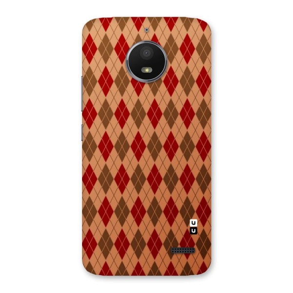 Tiny Checks Diamond Back Case for Moto E4