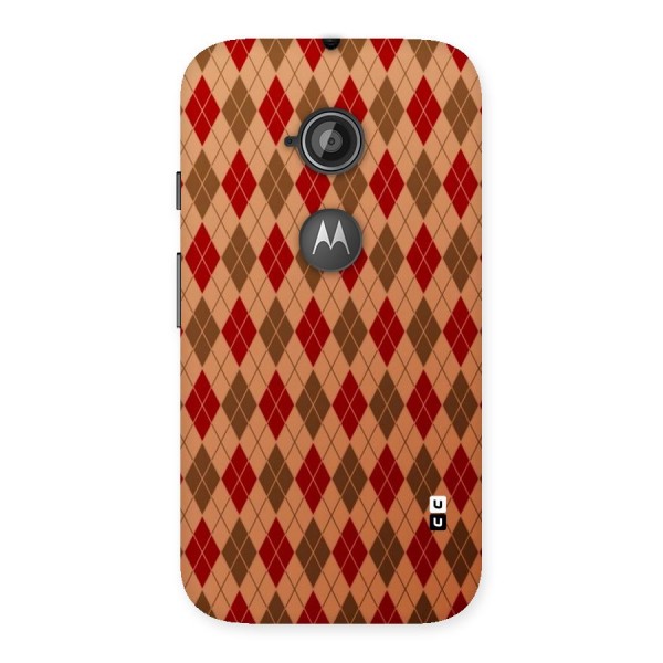 Tiny Checks Diamond Back Case for Moto E 2nd Gen