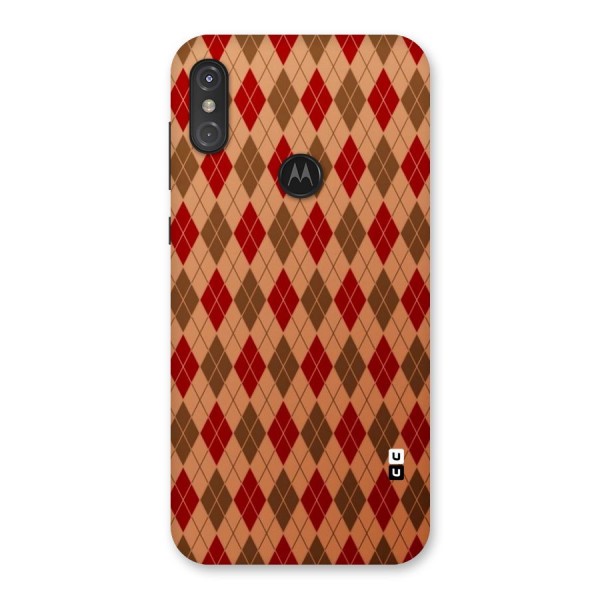 Tiny Checks Diamond Back Case for Motorola One Power