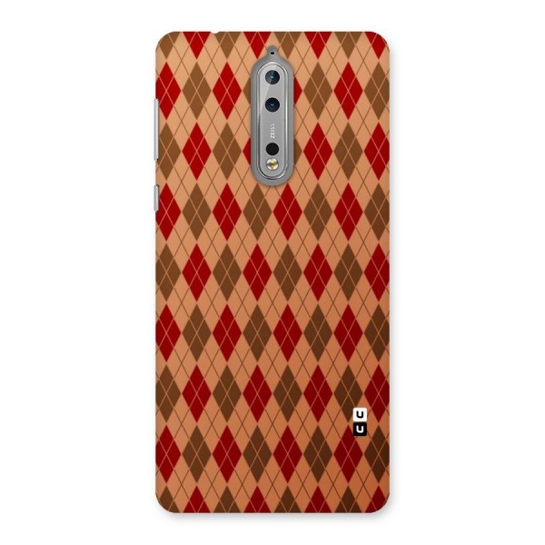 Tiny Checks Diamond Back Case for Nokia 8