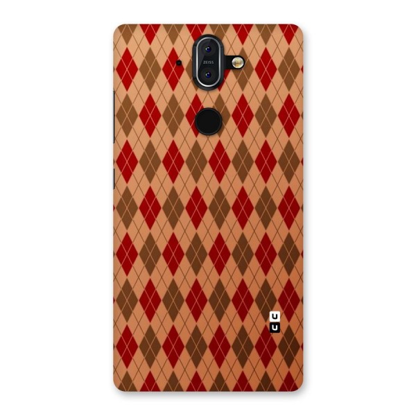 Tiny Checks Diamond Back Case for Nokia 8 Sirocco