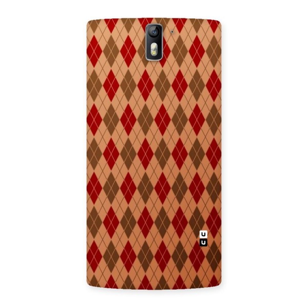 Tiny Checks Diamond Back Case for One Plus One