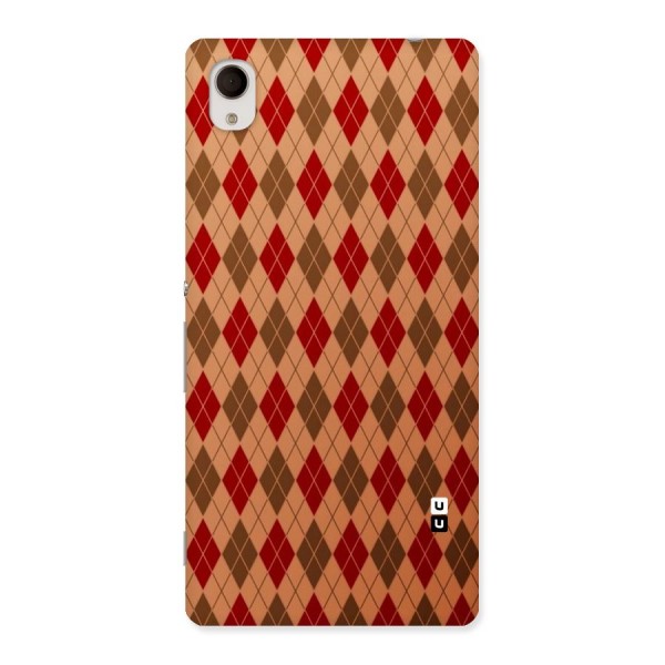 Tiny Checks Diamond Back Case for Xperia M4 Aqua