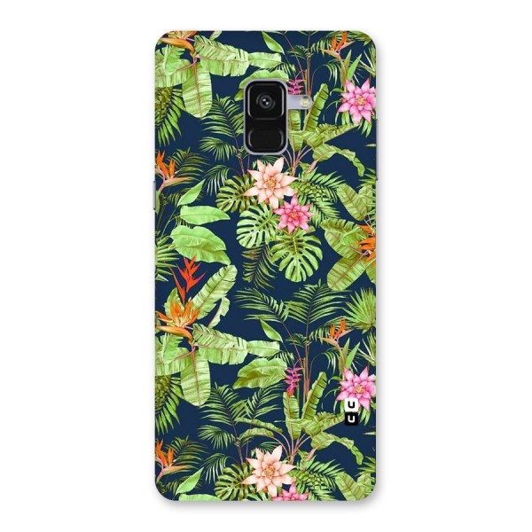 Tiny Flower Leaves Back Case for Galaxy A8 Plus