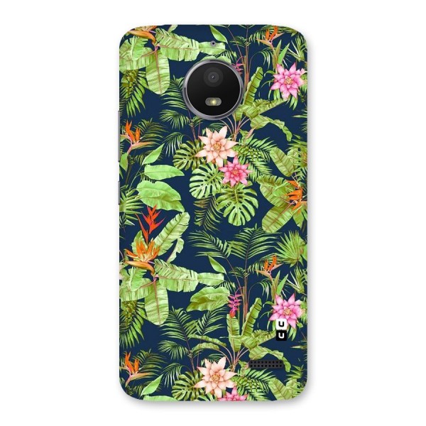 Tiny Flower Leaves Back Case for Moto E4