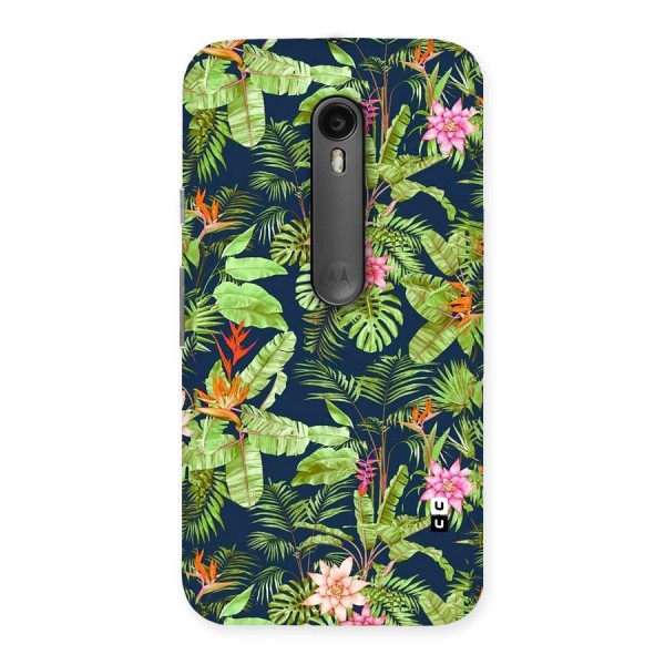 Tiny Flower Leaves Back Case for Moto G3