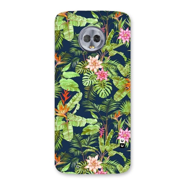 Tiny Flower Leaves Back Case for Moto G6