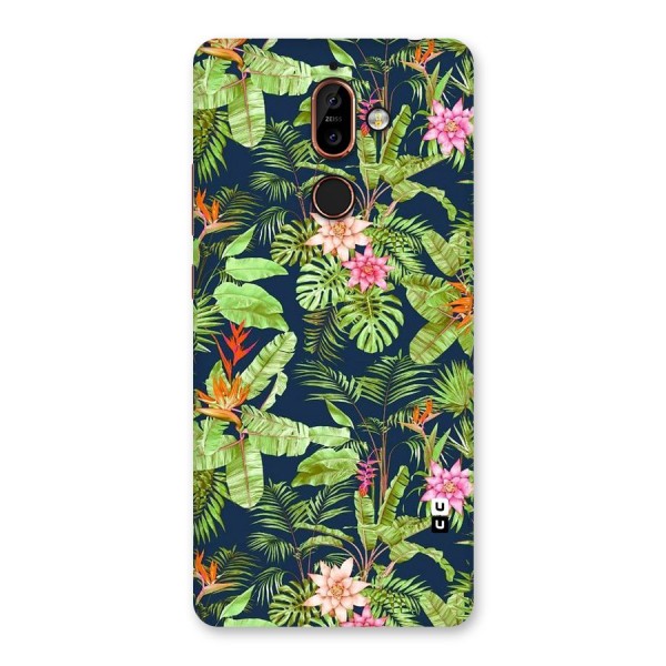 Tiny Flower Leaves Back Case for Nokia 7 Plus