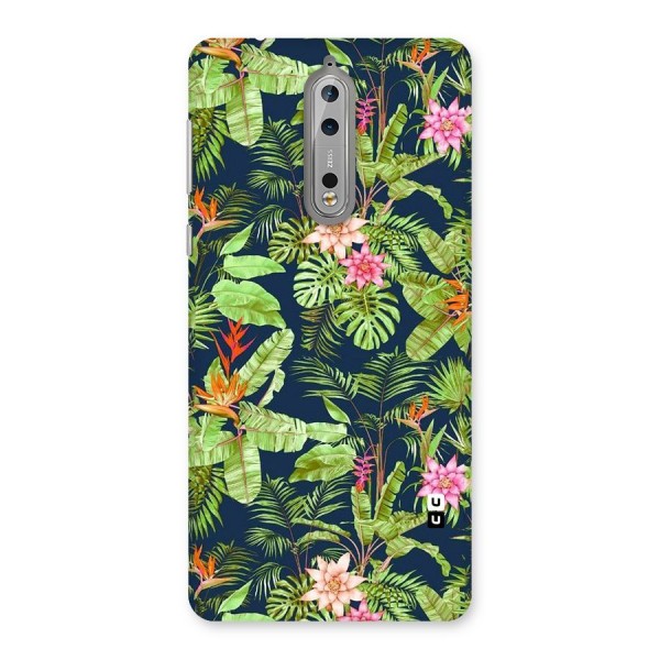 Tiny Flower Leaves Back Case for Nokia 8