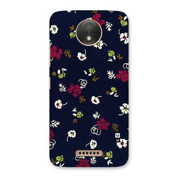 Tiny Flowers Back Case for Moto C Plus