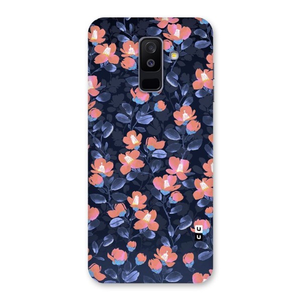 Tiny Peach Flowers Back Case for %Galaxy A6 Plus