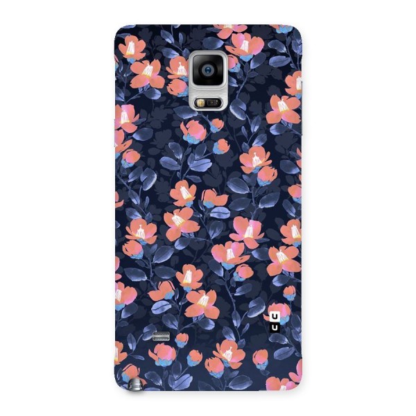 Tiny Peach Flowers Back Case for Galaxy Note 4