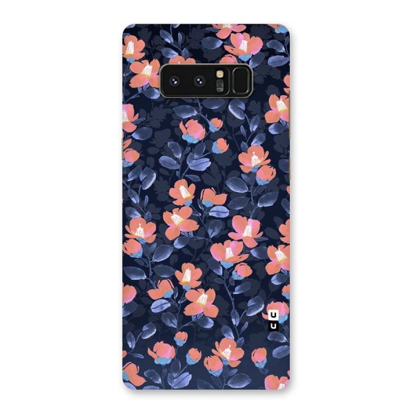 Tiny Peach Flowers Back Case for Galaxy Note 8