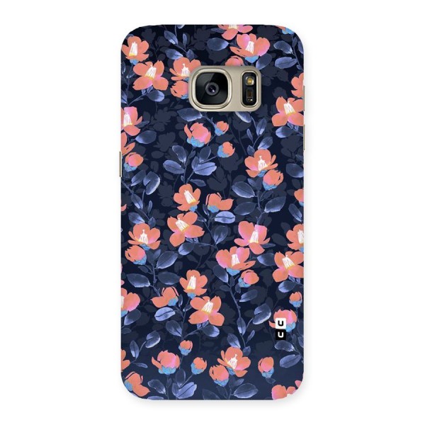 Tiny Peach Flowers Back Case for Galaxy S7