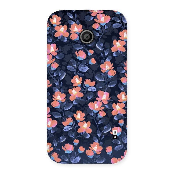 Tiny Peach Flowers Back Case for Moto E