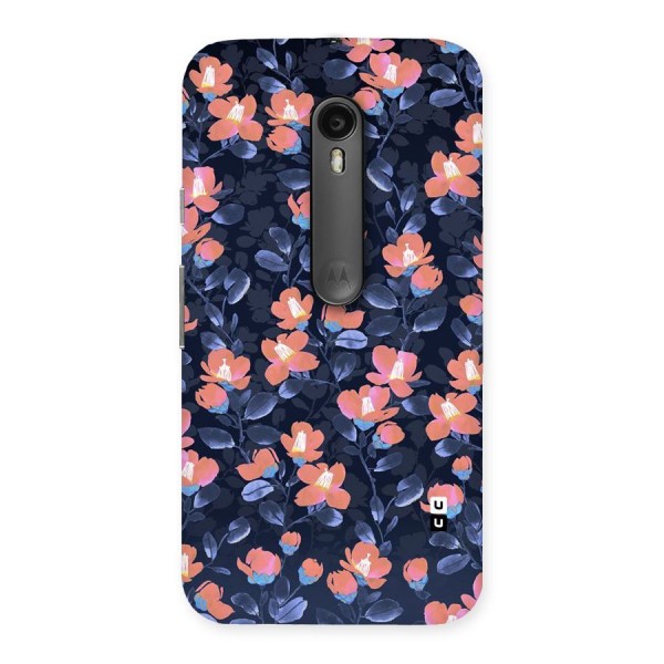 Tiny Peach Flowers Back Case for Moto G3