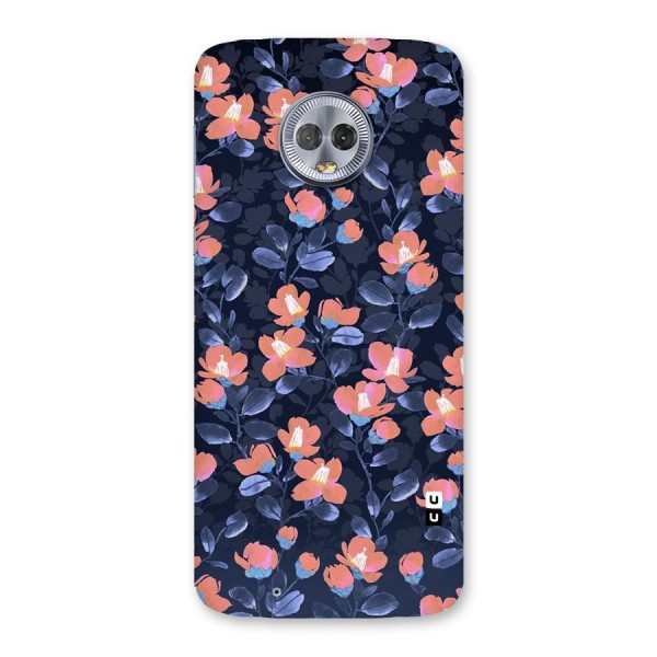 Tiny Peach Flowers Back Case for Moto G6