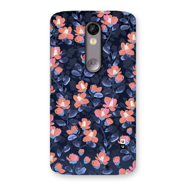 Tiny Peach Flowers Back Case for Moto X Force